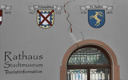 Hebungsrisse Stadt Staufen Stadt Staufen